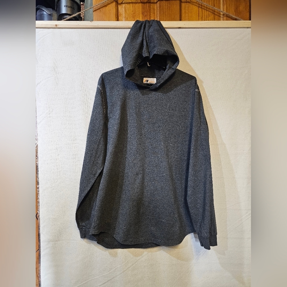 Vatrenus Men's Gray Hoodie Tee Shirt